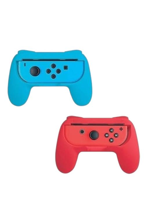 Joy-Con Pro Handle Attachment Set 2 Pack for Switch (Blue and Red)